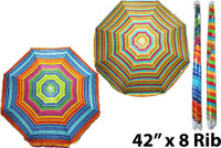 42-INCH COLOURFUL UMBRELLAS FOR BRIGHT AND HOT SUNNY DAYS!