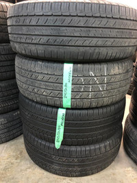 245 50 20 2 Michelin Latitude Tour HP Used A/S Tires With 80% Tread Left