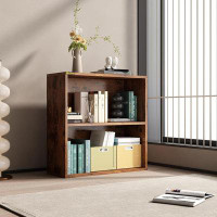 Ebern Designs 2 Tiers Open Shelf Bookcase Stylish And Functional Bookshelf