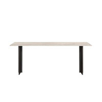 Latitude Run® Italian simple style rectangular dining table