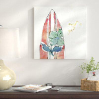 East Urban Home Surfs Up IX by Anne Tavoletti - Wrapped Canvas Print