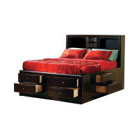Red Barrel Studio Wauregan Solid Wood Storage Platform Bed