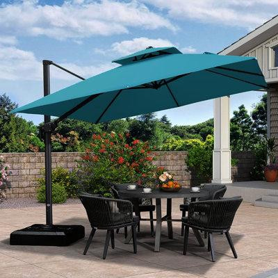 olilawn 10ft Aluminum Outdoor Patio Umbrella Dark Green in Patio & Garden Furniture in Laval / North Shore