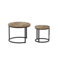 17 Stories Nesting Coffee Table Set of 2