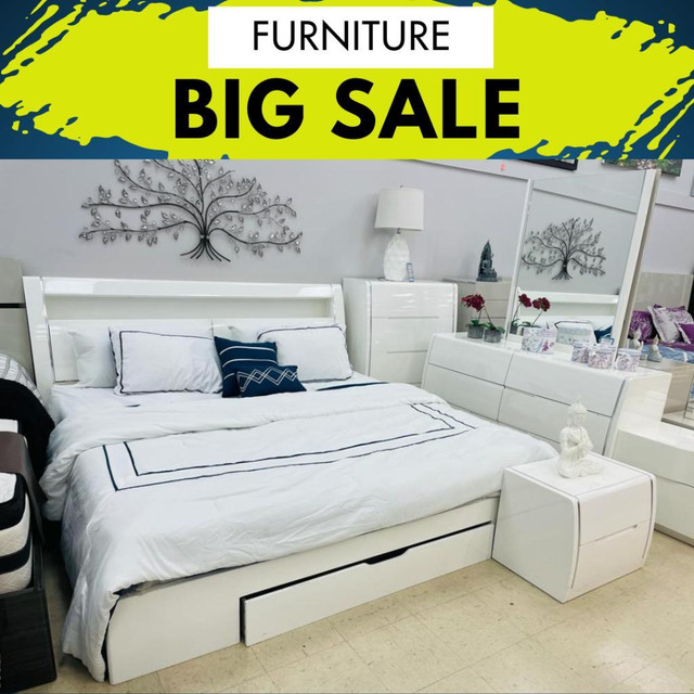 Designer Black Bedroom Set on Huge Sale!! in Beds & Mattresses in Chatham-Kent - Image 4