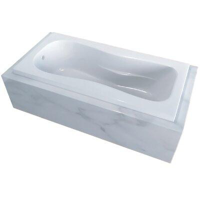 Valley Acrylic Ltd. 66" x 32" Drop In Soaking Bathtub in Bathwares
