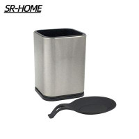 SR-HOME Stainless Steel Utensil Crock