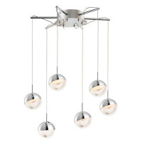 Orren Ellis Seo 6 - Light Cluster Globe LED Pendant