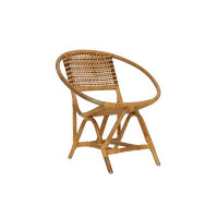 Bay Isle Home™ Burov Kids Hand Crafted 18" Rattan and Cane Chair for Children up to 6 Years