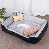 Tucker Murphy Pet™ Beth-Anne Bed Pet Bed Golden Retriever Samoyeds Huskies Firewood Dog Kennel In Winter