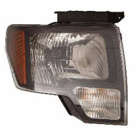 Head Lamp Passenger Side Ford F150 2010-2014 Svt Raptor Model Smoked With Black Border High Quality , FO2503289