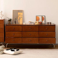 STAR BANNER Nordic light luxury bedroom living room modern simple retro storage drawer chest
