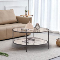 Mercer41 Double Glass Coffee Table