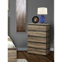 Millwood Pines Millwood Pines 4596737CC41A446F94364C3F710256BD wooden chest of drawers in antique grey