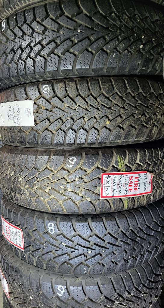 P 195/60/ R15 Goodyear Nordic Winter M/S*  Used WINTER Tires 99% TREAD LEFT  $240 for All 4 TIRES in Tires & Rims in Edmonton Area - Image 4