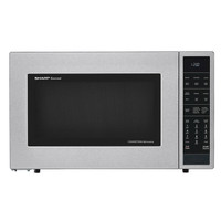 Sharp 1.5 cu. ft. Countertop Microwave Oven with Convection SMC1585BSSP - Main > Sharp 1.5 cu. ft. Countertop Microwave