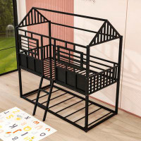 Harper Orchard Stateline Twin over Twin House Beds Standard Bunk Bed by Harper Orchard