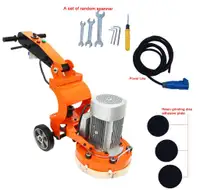 Summer Promotion Hand Push Floor Grinder Polishing Machine for Concrete Epoxy Ground Restore 220V 239208