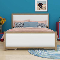 Latitude Run® Full Size Upholstered Platform Bed With Wood Frame And 4 Drawers