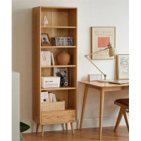 Elevat Home Solid wood bookcase storage cabinets shelving