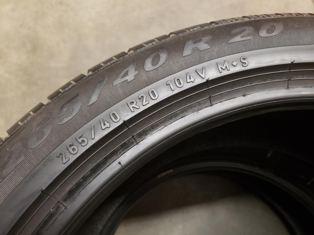 (LH23) 1 Pneu Hiver - 1 Winter Tire 265-40-20 Pirelli 7-8/32 in Tires & Rims in Greater Montréal - Image 3