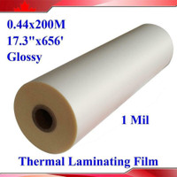 17.3X656' Glossy UV 1Roll Thermal Laminating Film 120002