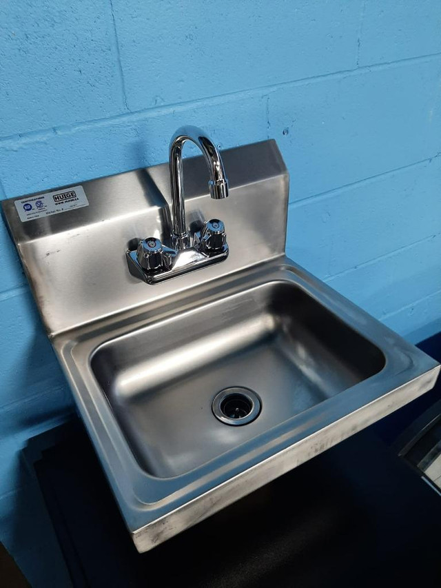 Huige Large 17” Wall Mounted Hand Sink (Faucet Included) in Other Business & Industrial - Image 2