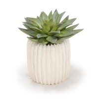 George Oliver 3" Artificial Agave Succulent in Pot