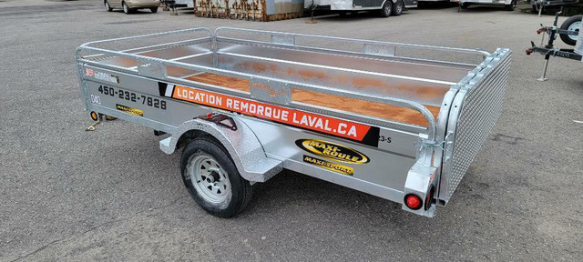 Location remorque trailer ouverte 5x10 avec porte rampe in Boat Parts, Trailers & Accessories in Greater Montréal