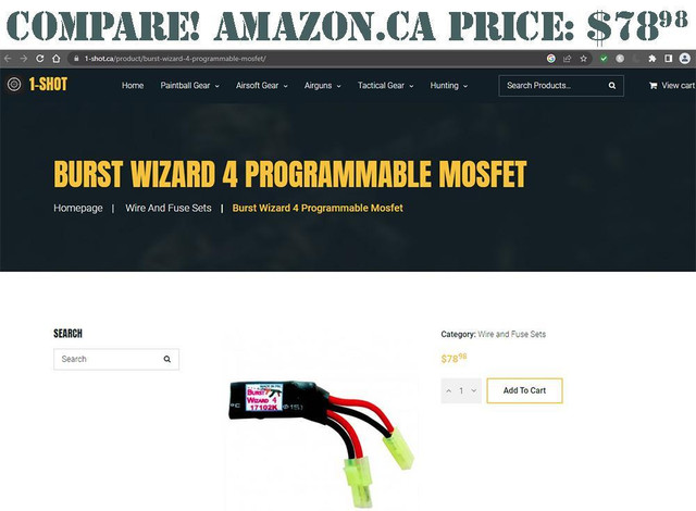 Tippmann® Burst Wizard 4 Programmable MOSFET for RC Cars and Airsoft Guns in Paintball - Image 3