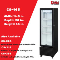 BRAND NEW Commercial Glass Display - Refrigerators and Freezers - CLEARANCE (Open Ad For More Details)