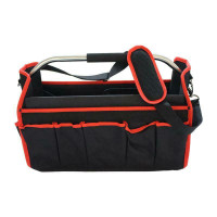 19 Inch Open-Top Soft Sided Tool Box with 21 Pockets and Padded Handle # 032428