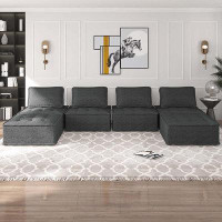 Latitude Run® 32" Armless Modular Sofa