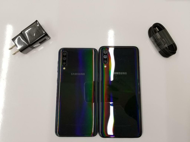 Samsung Galaxy A10,A20 A50 AND A70 UNLOCKED New Condition with 1 Year Warranty Includes All Accessories CANADIAN MODELSf in Cell Phones in Calgary - Image 3