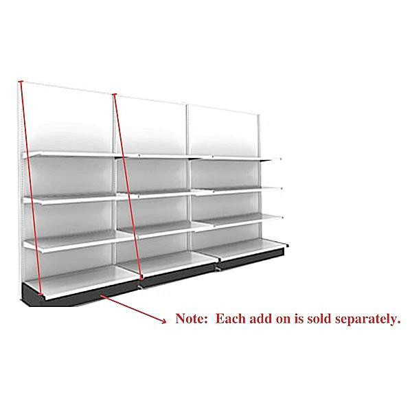 Single Side 4 Shelf Included Heavy Duty Gondola Shelf Wall Unit HBR-3066 in Industrial Kitchen Supplies - Image 3