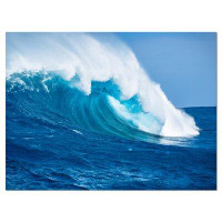 Made in Canada - Design Art Sea Returns Seascape Photographic Print on Wrapped Canvas