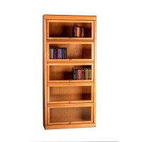 Forest Designs 79" H x 36" W x 13" D Solid Wood Barrister Bookcase