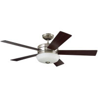 Luminance Brands 54" Emerson Cronley 5 - Blade LED Standard Ceiling Fan with Remote Control and Light Kit Included
