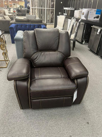 Leather Manual Recliner Chair