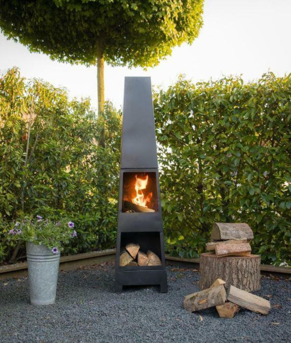 NEW OUTDOOR WOOD CHIMINEA FIREPIT 926OFP in Other in Regina
