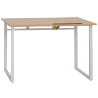 Ebern Designs Homcom Oak Artist Workstation: Modern Adjustable & Tiltable Drafting Table For Drawing, Writing, And Offic