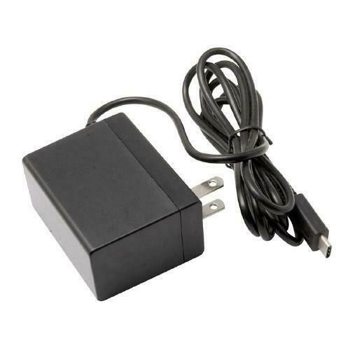 Fast Charging Compatible AC Adapter Charger USB TYPE C for Nintendo Switch - Black in Nintendo Switch