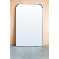 Latitude Run® Rounded Edge Rectangle Metal Framed Wall Mirror