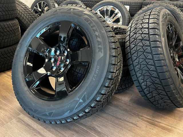 R211-20 GMC rims and Bridgestone Blizzak DM-V2 Winter tires in Tires & Rims in Edmonton Area - Image 3