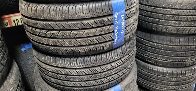 USED PAIR 225/45R17 CONTINENTAL A/S 95% TREAD @YORKREGIONTIRE in Tires & Rims in Toronto (GTA)