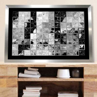 Picture Perfect International "Shades Of Grey" Outdoor Art Print On Silver Aluminum