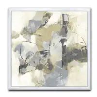 Made in Canada - East Urban Home 'Glam Cream Dream III' Picture Frame Print on Canvas