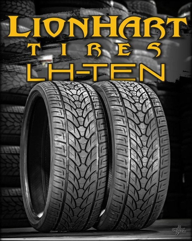 Lionhart Tires! FACTORY DIRECT! NOW AVAILABLE LOCALLY! + FREE SHIPPING! in Tires & Rims