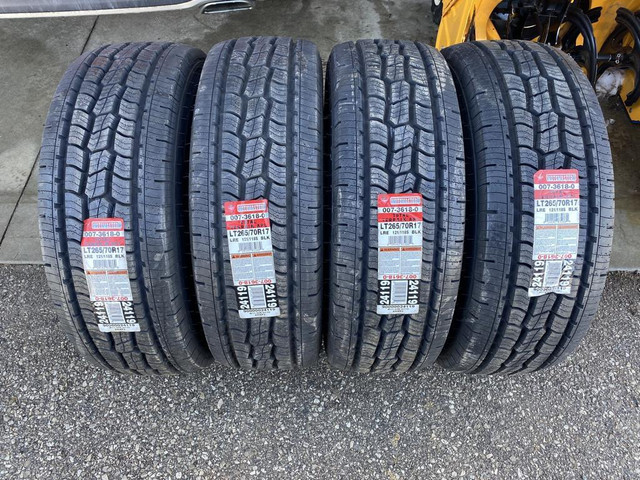 ***NEW*** 265/70/17 ALL TERRAIN MOTOMASTER (LOAD RANGE E) SET  OF 4 $1200.00 TAG#1927 (NEW7055210Q3) MIDLAND ONT. in Tires & Rims in Ontario - Image 2