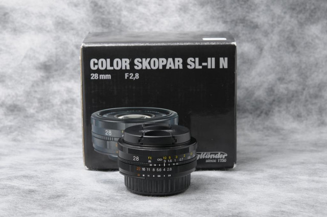 Voigtlander Color Skopar SL-II N 28mm F/2.8 For Nikon (ID: 1654) in Cameras & Camcorders